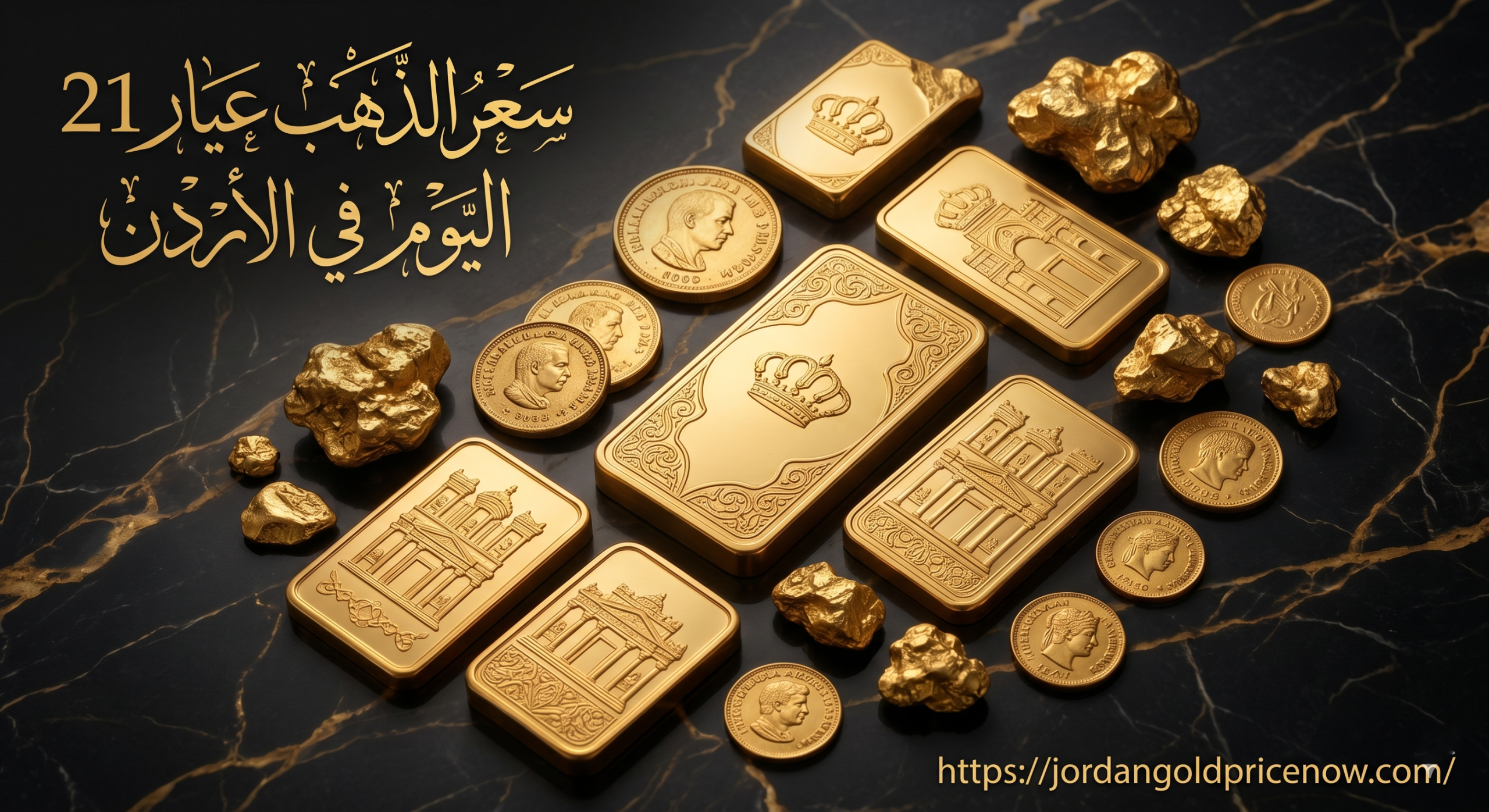  سعر الذهب عيار 21 اليوم في الاردن 